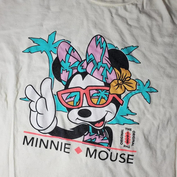 Disney Collection by Neff Minnie Mouse Long Sleeve T-Shirt Women's Size XS - Picture 4 of 13